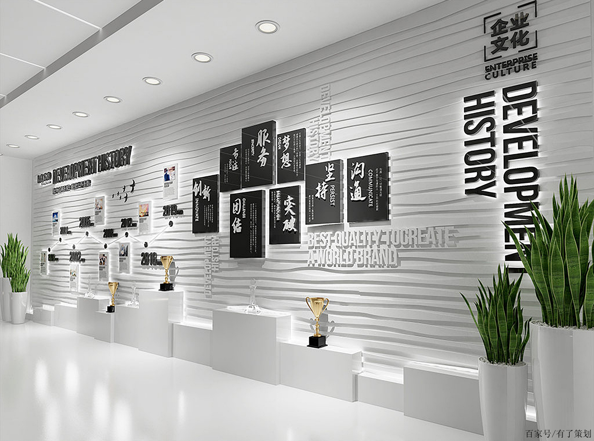 企業(yè)文化形象墻可以怎樣建設(shè)——東莞有了策劃